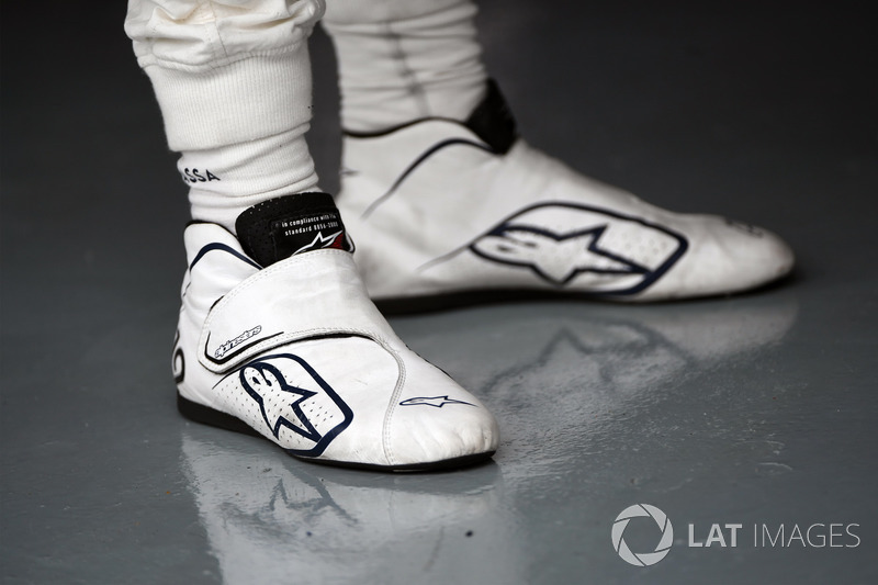 Botas de Alpinestars de Felipe Massa, Williams