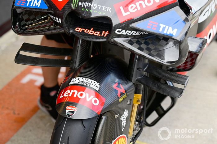 Moto del equipo Ducati