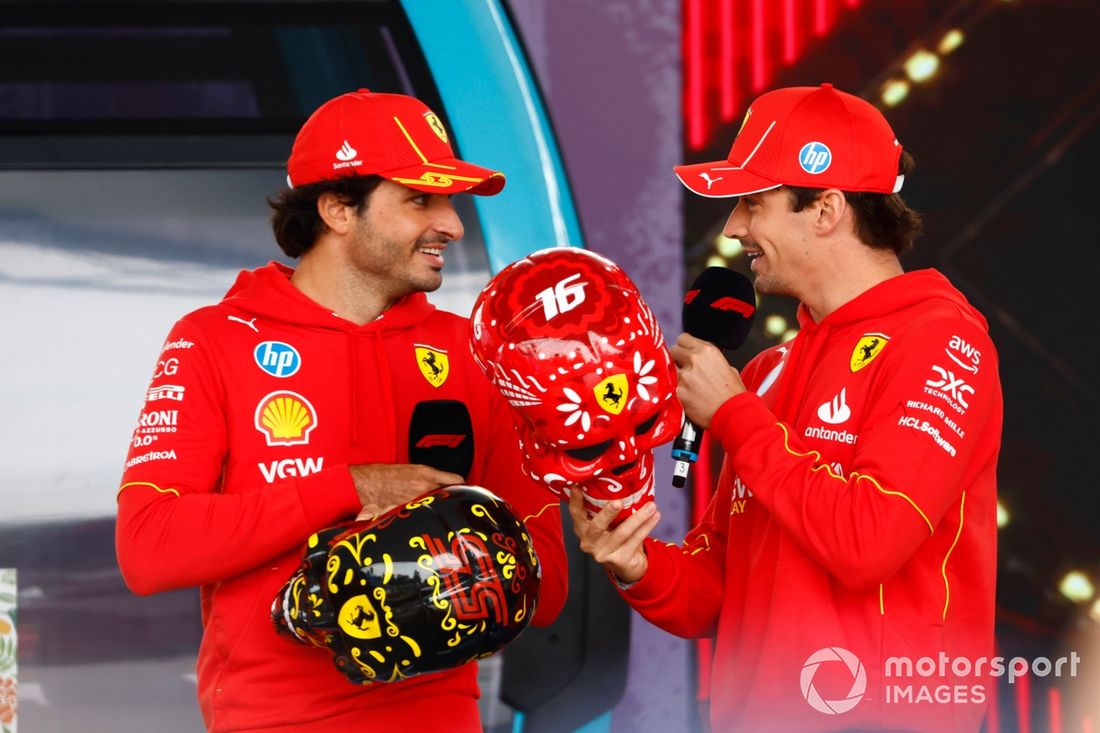 Carlos Sainz, Scuderia Ferrari, Charles Leclerc