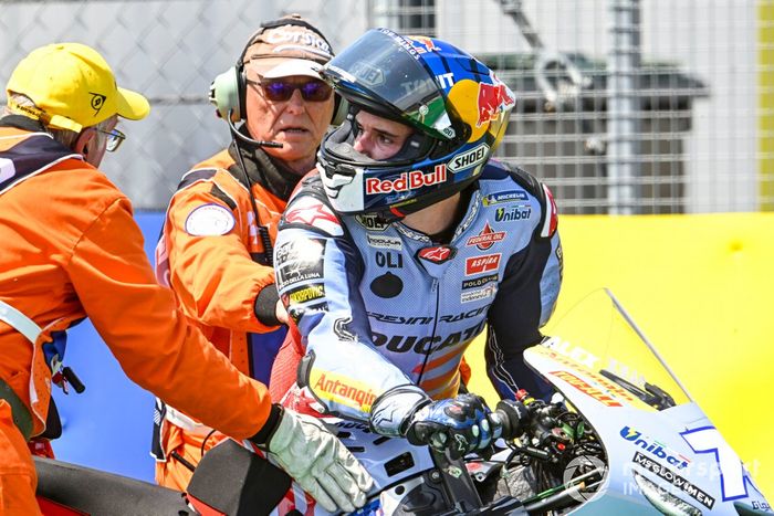 Alex Márquez, caída del Gresini Racing