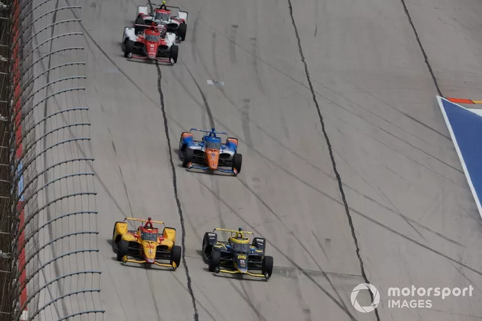 Romain Grosjean, Andretti Autosport Honda, Colton Herta, Andretti Autosport w/ Curb-Agajanian Honda