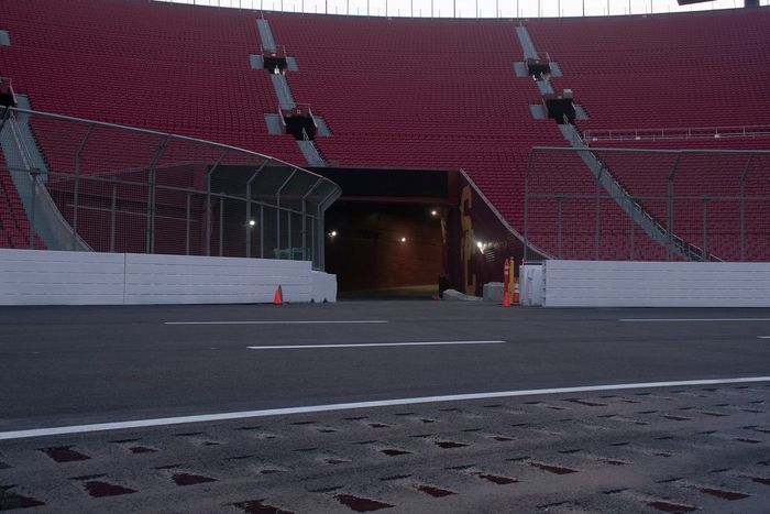 Pista del Memorial Coliseum de Los Ángeles