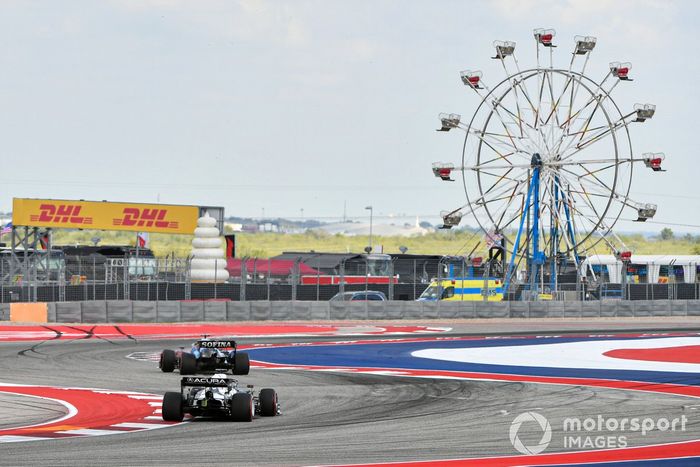 George Russell, Williams FW43B, Yuki Tsunoda, AlphaTauri AT02
