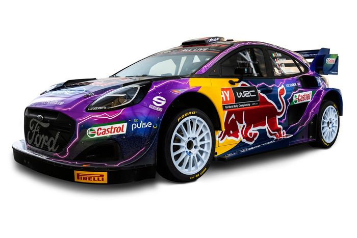 El M - Sport Ford Puma Hybrid Rally1 del WRC 2022