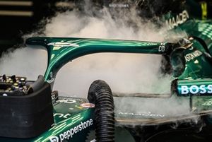 Refrigeración en el garaje del Aston Martin F1 Team