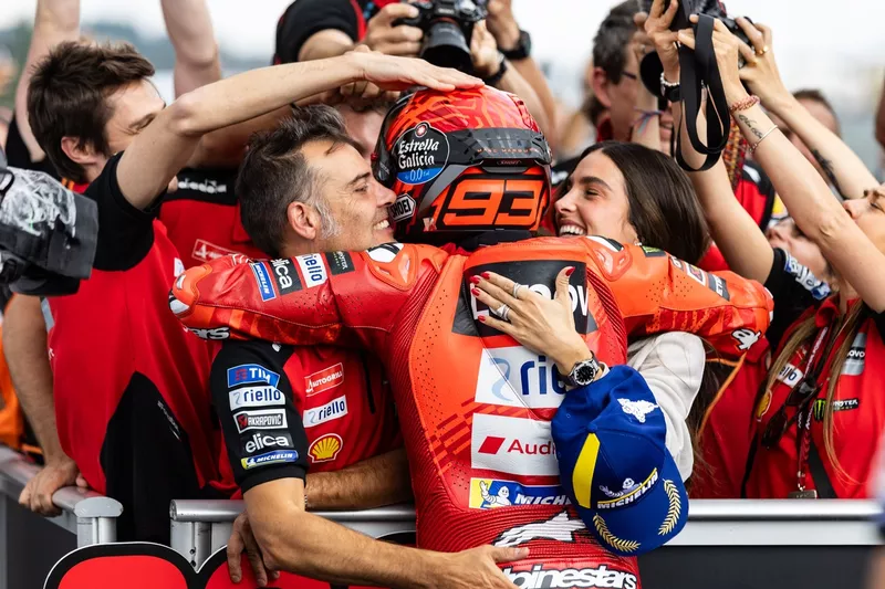 Vainqueur de la course Marc Marquez, Ducati Team