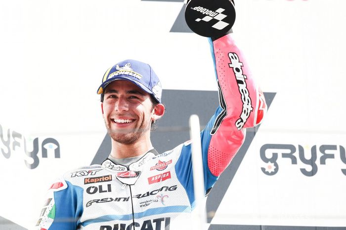 Podio: segundo lugar Enea Bastianini, Gresini Racing