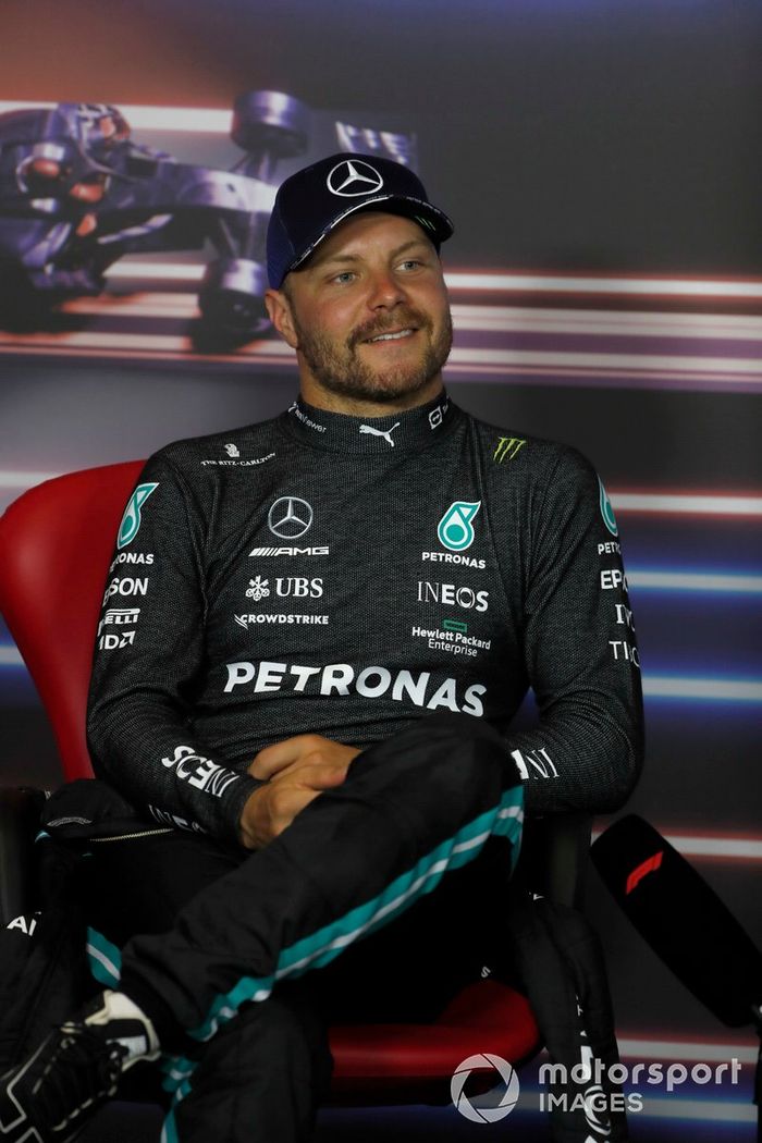 Valtteri Bottas, Mercedes, en la conferencia de prensa