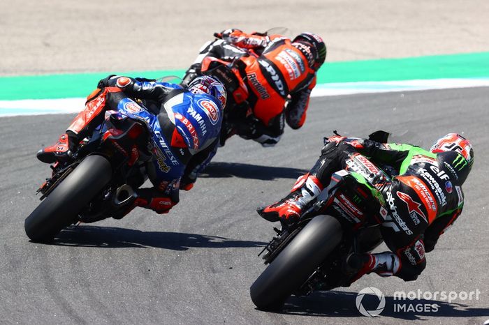 Scott Redding, Aruba.It Racing - Ducati, Toprak Razgatlioglu, PATA Yamaha WorldSBK Team, Jonathan Rea, Kawasaki Racing Team WorldSBK