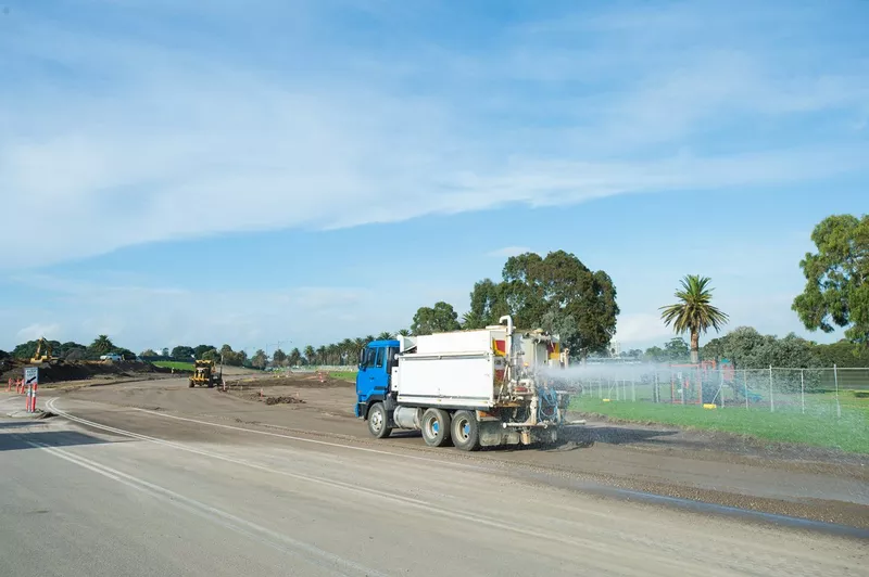 Les travaux aux virages 9 et 10
