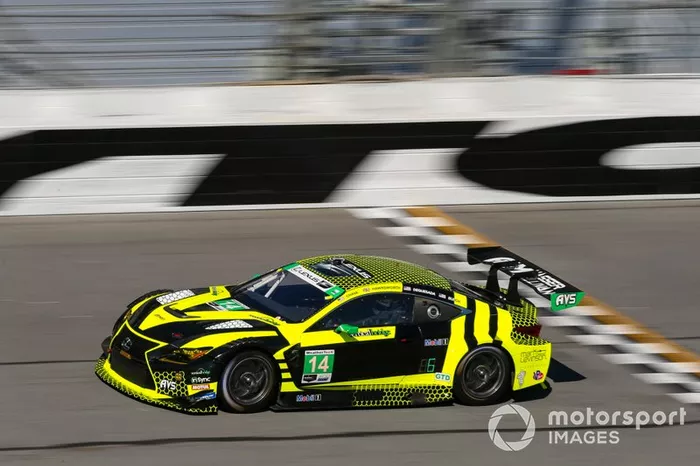 #14 AIM Vasser Sullivan Lexus RC-F GT3, GTD: Parker Chase, Jack Hawksworth, Michael De Quesada, Kyle Busch