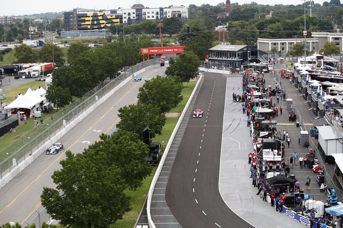 Un vistazo aéreo del circuito