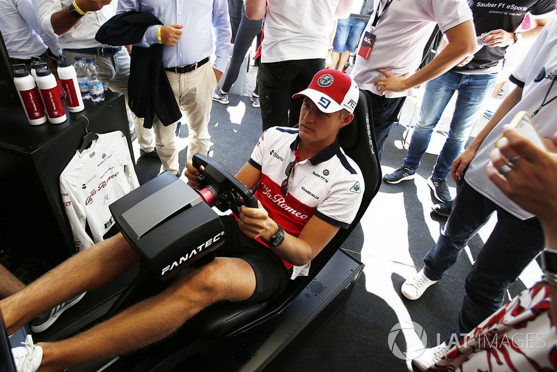 Marcus Ericsson, Sauber al simulatore