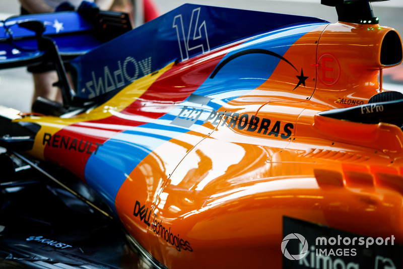 La livrea speciale per l'ultima gara di Fernando Alonso, McLaren