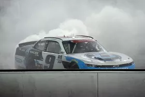 Race Winner Noah Gragson, JR Motorsports, Chevrolet Camaro