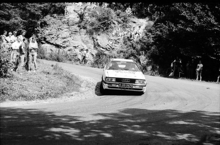 Paweł Przybylski, Krzysztof Gęborys, Audi Coupe Quattro