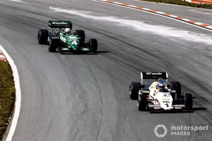 Keke Rosberg, Williams FW08C Ford, Danny Sullivan, Tyrrell 011 Ford