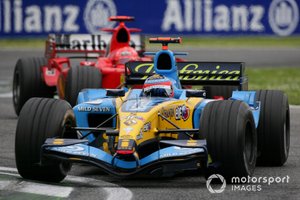 Fernando Alonso, Renault R25, Michael Schumacher, Ferrari F2005