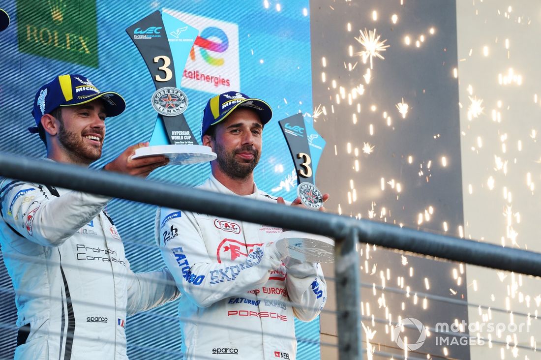 Podium HY Cup: #99 Proton Competition Porsche 963: Neel Jani, Julien Andlauer