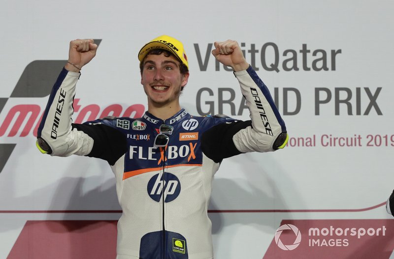 Podio: il vincitore Lorenzo Baldassarri, Pons HP40