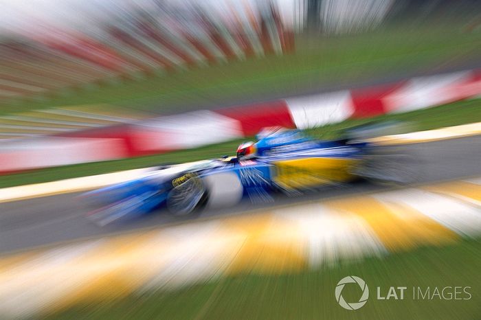 Ganador del GP de Brasil 1995: Michael Schumacher, Benetton Renault