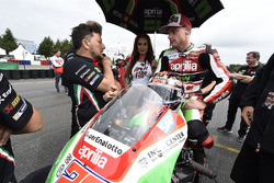 Sam Lowes, Aprilia Racing Team Gresini, et Fausto Gresini