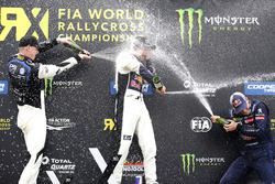 Podium : Mattias Ekström, EKS, Audi S1 EKS RX Quattro, Johan Kristoffersson, PSRX Volkswagen Sweden, VW Polo GTi, Timmy Hansen, Team Peugeot-Hansen, Peugeot 208 WRX
