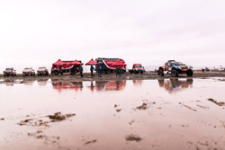 Inundación en el Bivouac en Oruro
