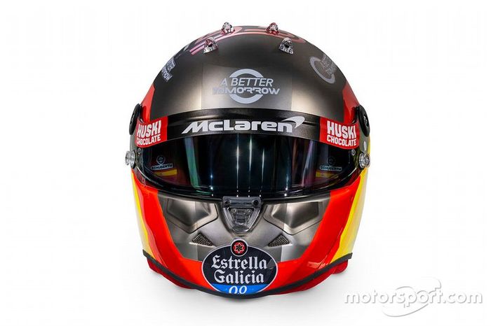 Capacete de Carlos Sainz Jr.