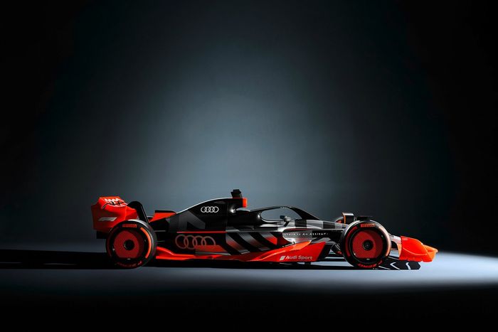 El concept de un coche de F1 que presentó Audi