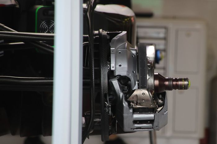 Detalle del tambor de freno del Red Bull Racing RB19