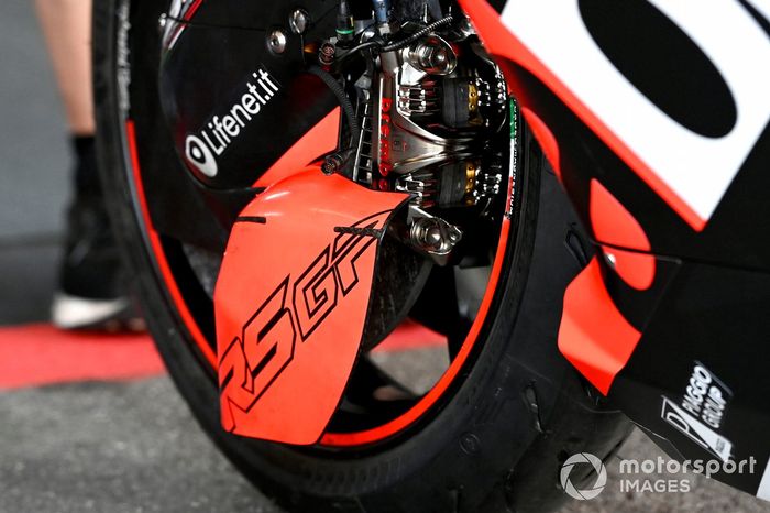 Detalle de la Moto Aprilia