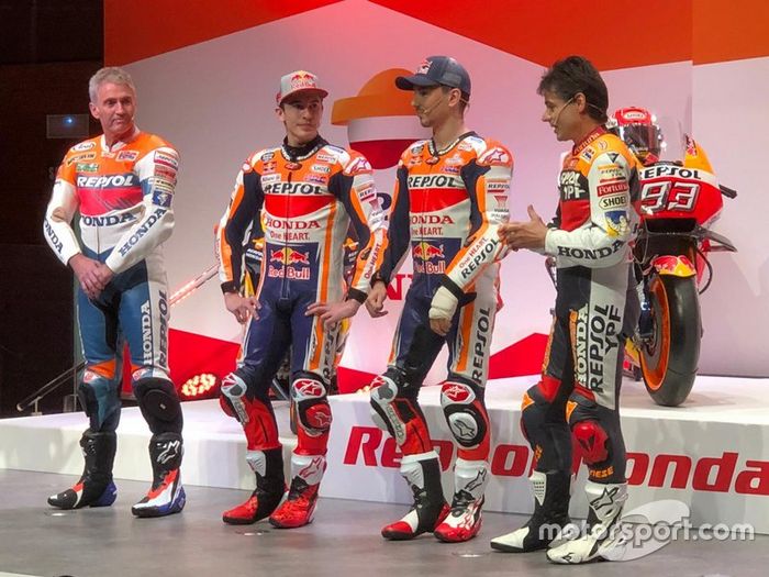 Mick Doohan, Marc Márquez, Jorge Lorenzo, Alex Crivillé, Honda HRC