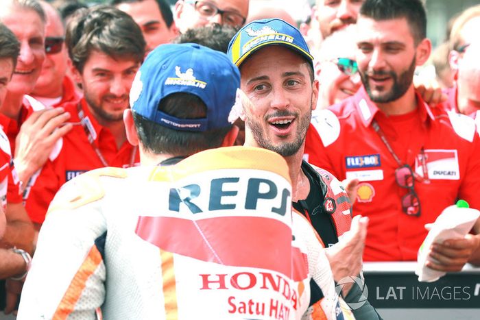 Andrea Dovizioso, Ducati Team, Marc Marquez, Repsol Honda Team