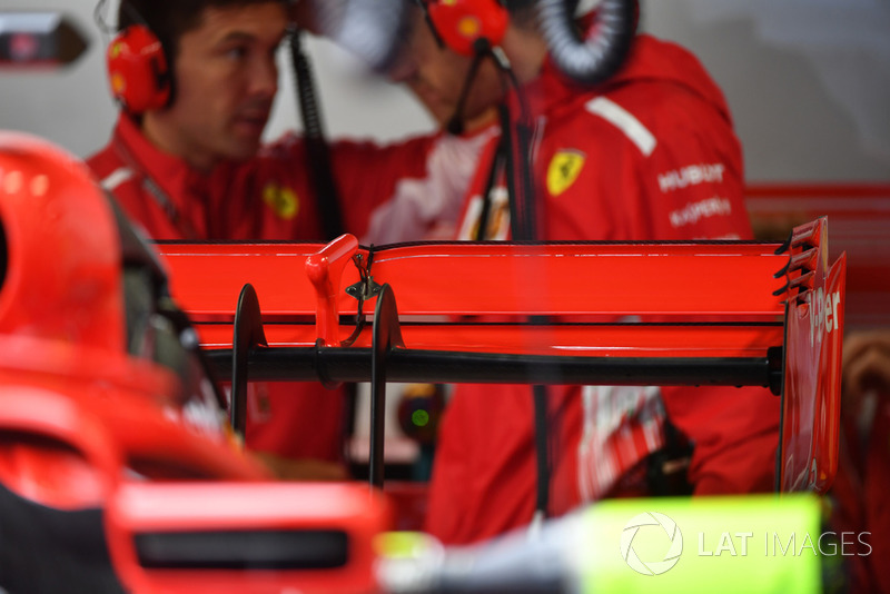Ferrari SF71H rear wing detail