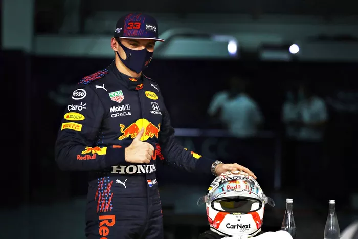 Ganador de la pole position Max Verstappen, Red Bull Racing 