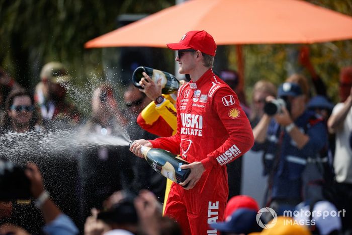 Podio: tercer lugar Marcus Ericsson, Chip Ganassi Racing Honda