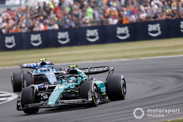 Fernando Alonso, Aston Martin AMR23, Pierre Gasly, Alpine A523