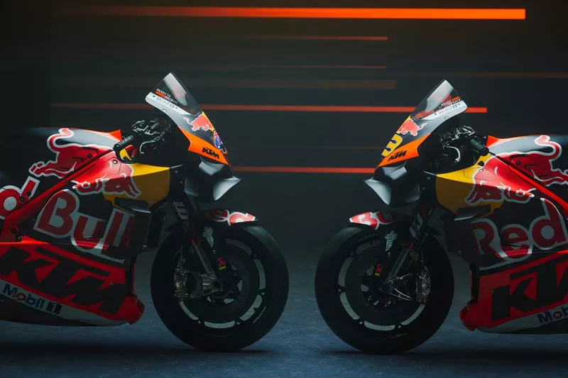 Les motos de Jack Miller, Brad Binder, Red Bull KTM Factory Racing