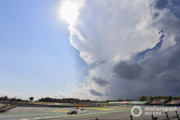 Esteban Ocon, Renault F1 Team R.S.20, Carlos Sainz Jr., McLaren MCL35, Sebastian Vettel, Ferrari SF1000