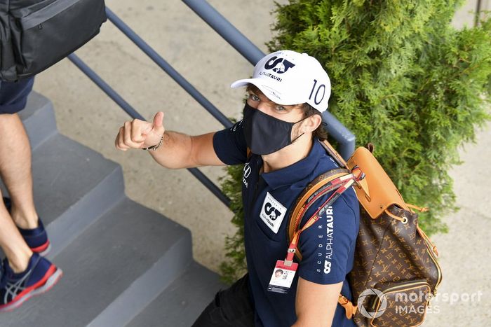 Pierre Gasly, AlphaTauri arrives