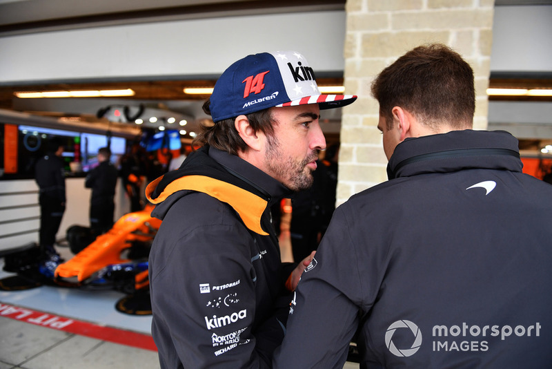 Fernando Alonso, McLaren y Stoffel Vandoorne, McLaren