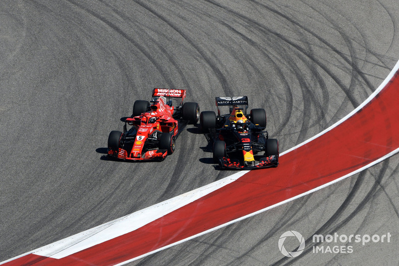 Себастьян Феттель, Ferrari SF71H, Даніель Ріккардо, Red Bull Racing RB14