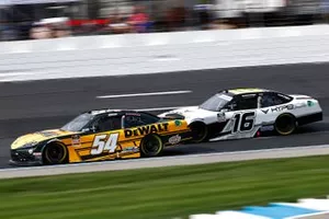 Christopher Bell, Joe Gibbs Racing, Toyota Supra, A.J. Allmendinger, Kaulig Racing, Chevrolet Camaro