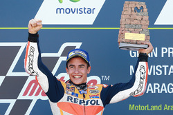 Podium: Sieger Marc Marquez, Repsol Honda Team