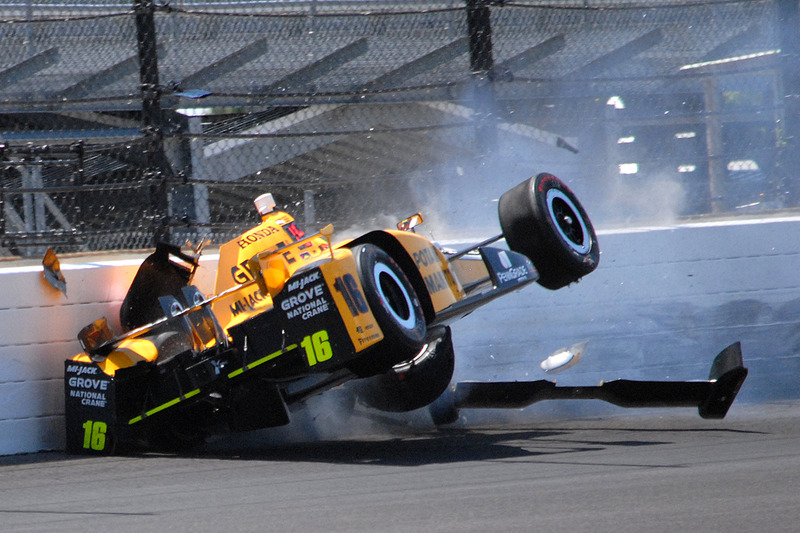 #2: Crash von Spencer Pigot (Rahal-Honda)