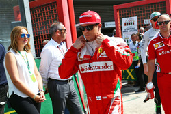 Kimi Raikkonen, Ferrari en la parilla