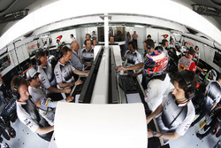 Jenson Button, McLaren, Fernando Alonso, McLaren and Ron Dennis, McLaren Automotive Executive Chairm