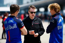 Brendon Hartley, Toro Rosso, avec des ingénieurs