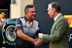 Mario Isola, Pirelli Sporting Director and Sean Bratches, Formula One Managing Director, Commercial Operations